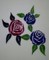 tiny roses
